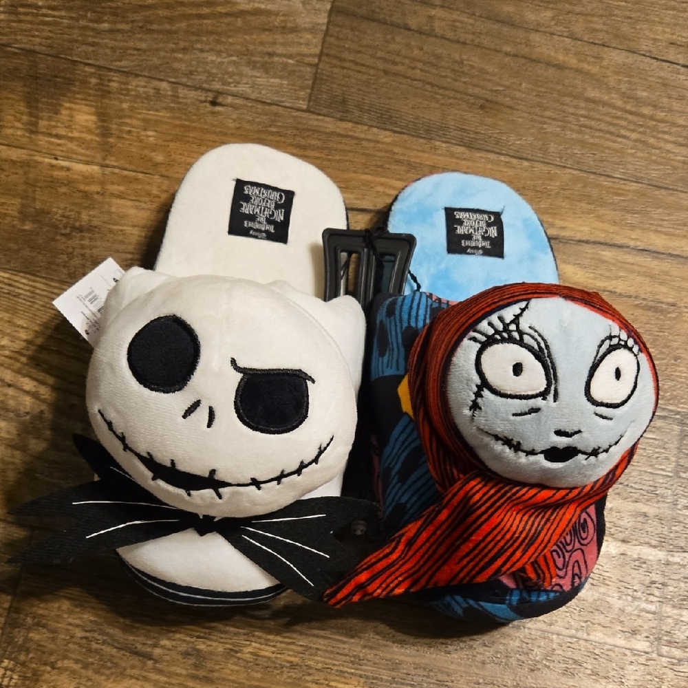 Nightmare Before Christmas Plush Slippers
